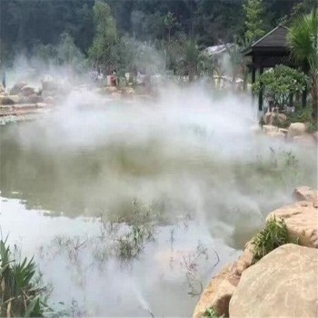 武汉造雾机景观雾化设备,园林雾喷系统