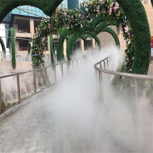 武汉景观造雾公司,假山冷雾