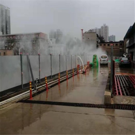 贵州工地围挡喷淋系统,厂房车间造雾喷淋