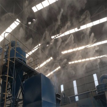 巫山搅拌站厂房车间喷淋降尘设备生产厂家,工地厂房降尘装置