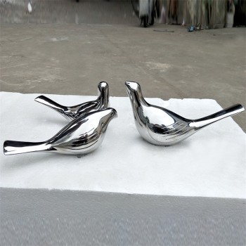 发光不锈钢小鸟雕塑厂家