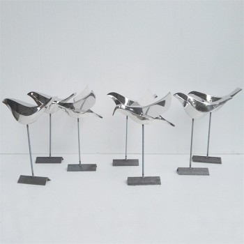 河北镂空不锈钢小鸟雕塑图片