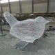 天津不锈钢小鸟雕塑图