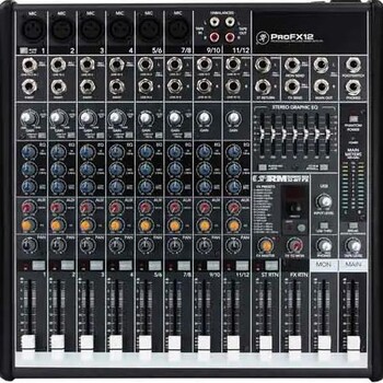 美國MACKIEProFX8ProFX128路12路帶效果USB錄音直播調音臺