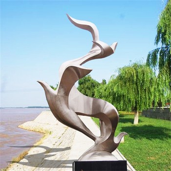 曲陽(yáng)發(fā)光不銹鋼小鳥(niǎo)雕塑圖片