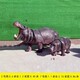 玻璃鋼河馬雕塑價格圖