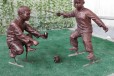 仿真童趣主题雕塑定制,儿童玩耍雕塑