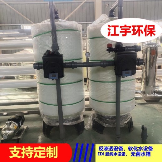 河南梁园区反渗透设备厂家江宇食品厂2吨/小时双级反渗透水设备