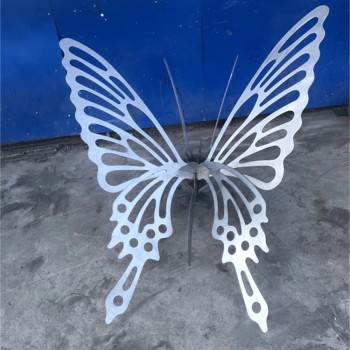 安徽写实不锈钢蝴蝶雕塑价格