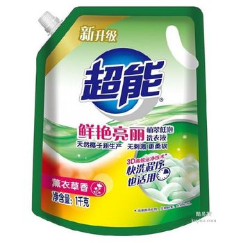 经营洗衣液薰衣草袋装2kg作用,超能洗衣液2kg