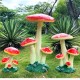 大型蘑菇雕塑图