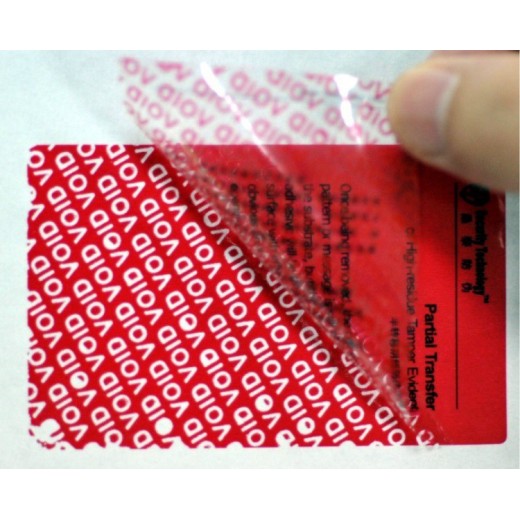 潮州揭开留底不干胶标签VOID防伪标签撕掉留字不干胶标签