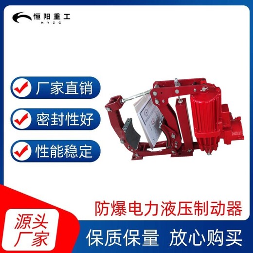 黔南防爆液壓鼓式制動(dòng)器專賣BYWZ5-200/30防爆制動(dòng)器