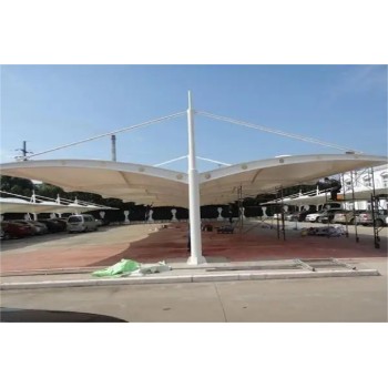 湖南永州车棚厂家膜结构雨棚充电桩棚