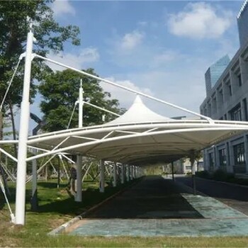 衡陽膜結構遮陽棚充電樁棚