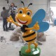 卡通蜜蜂雕塑制作厂家图