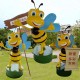 江西彩绘卡通蜜蜂雕塑加工厂产品图