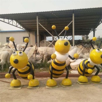 江西发光卡通蜜蜂雕塑制作厂家