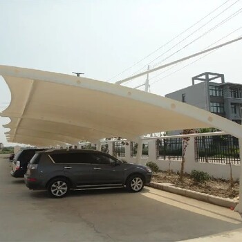 武漢停車棚膜結(jié)構(gòu)車棚充電樁棚