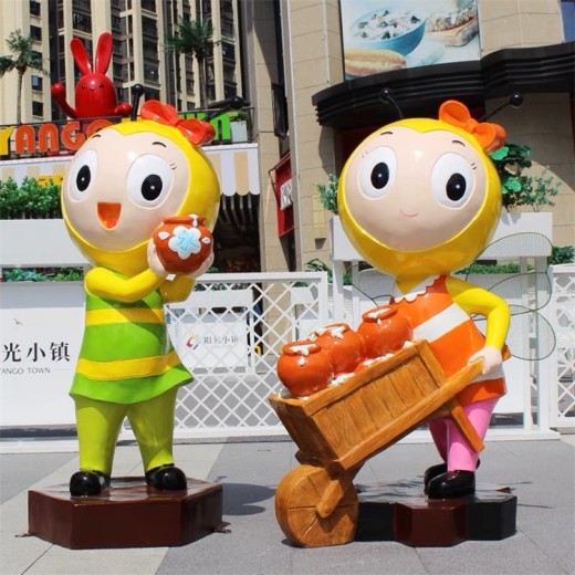北京彩色卡通蜜蜂雕塑