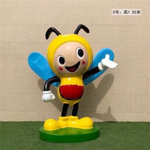 公園卡通蜜蜂雕塑