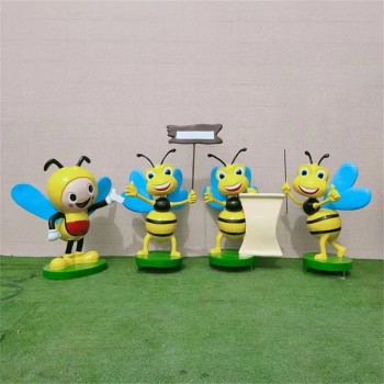 江西发光卡通蜜蜂雕塑制作厂家