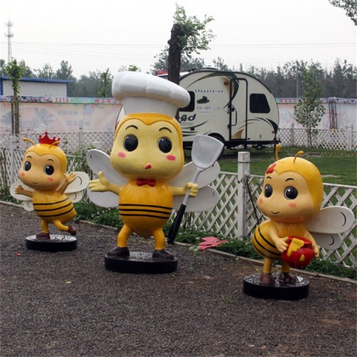 河北卡通蜜蜂雕塑制作厂家
