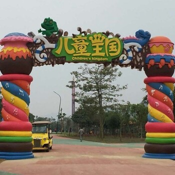 青海戶外大型門頭雕塑制作