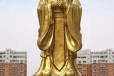 延庆学校人物孔子雕塑孔子雕像纯铜铸造工艺孔子雕像金越雕塑
