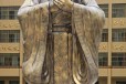 通州校园文化孔子雕像加工孔子雕像不锈钢孔子雕塑定制金越雕塑