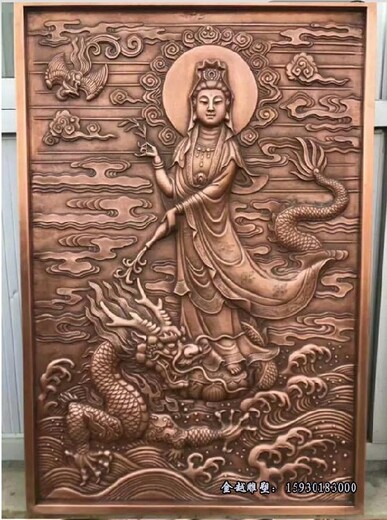 浮雕煅銅城市街道浮雕畫款式金越浮雕廠