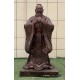 阿克苏儒家代表孔子雕像价格孔子雕像汉白玉材质孔子加工金越雕塑产品图