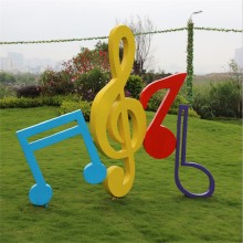 上海不锈钢音符雕塑批发音乐符号雕塑图片