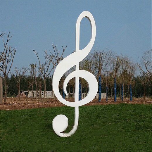 戶外不銹鋼音符雕塑批發價格音樂符號雕塑