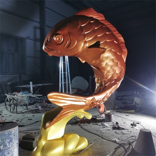湖北廣場(chǎng)鯉魚(yú)雕塑多少錢(qián)