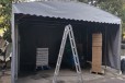 海州安装推拉式伸缩雨棚-大型仓储布棚效果