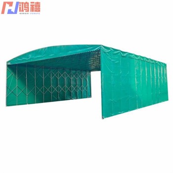 南京江宁镀锌管伸缩移动雨棚（图）高端雨棚