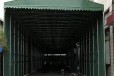 楚州油布移动伸缩雨棚-大型仓储布棚效果