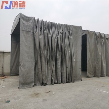 宁波奉化制作推拉式伸缩雨棚（图）移动式雨棚厂家