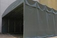 栖霞帆布推拉式伸缩雨棚-大型仓储布棚效果