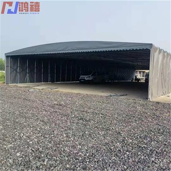千燈推拉式鋼架雨棚-昆山可帶輪有剎車推拉雨棚搭建