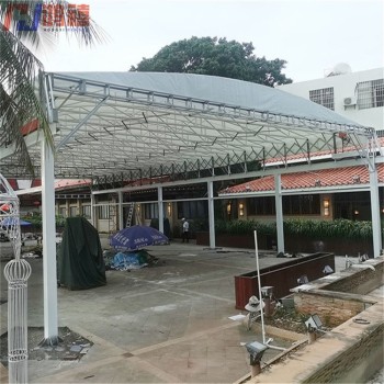 扬州广陵油布推拉式伸缩雨棚（图）哪里有遮雨棚