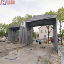 周莊伸縮型帆布雨棚-附近可帶輪有剎車推拉雨棚廠家