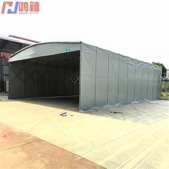 張家港塘橋電動(dòng)伸縮雨棚-張家港塘橋推拉雨棚定制