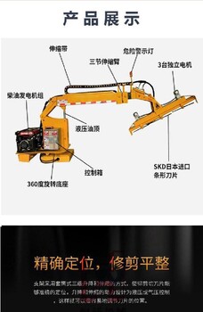 河北滄州斷樁處理機械碎草機