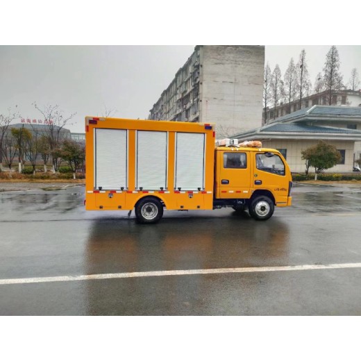 东风龙吸水防汛移动泵车