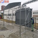 杜集停車伸縮雨棚/鴻禧推拉式移動(dòng)陽(yáng)篷