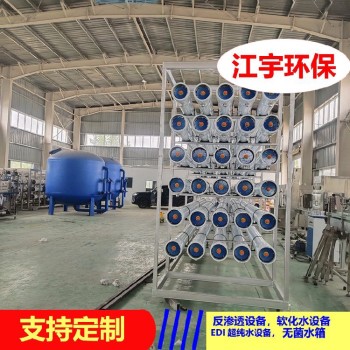 江宇环保葫芦岛电子除垢设备纯水设备EDI超纯水设备