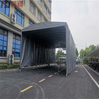 常熟沙家浜白色移動篷-附近推拉伸縮遮陽雨棚