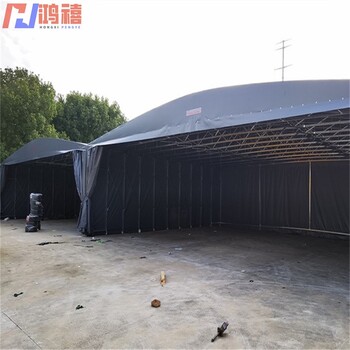 万石活动式伸缩油布雨棚造价/宜兴伸缩帐篷价格